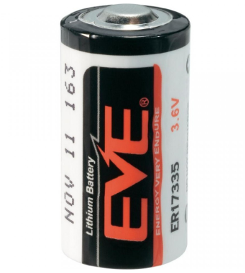 EVE ER17335       Batería Lithium ER17335, 2/3A, 3.6V, 2100mAh